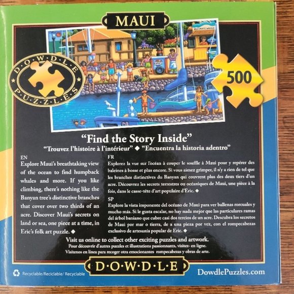 Dowdle Art Company Games Dowdle Art Company 50pc Maui Jigsaw Puzzle